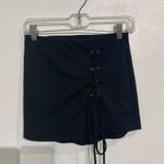 Blue Blush Black Side Tie Skort Sz M Photo 2
