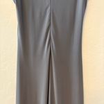 Norma Kamali  timeless gray sleeveless slinky jersey jumpsuit size medium Photo 13