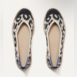 Rothy's Espadrilles Sandy Cat Leopard Print Knit Ballet Flats Shoes Size 9 NWOB Photo 1