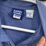 Bobbie Brooks dusty Blue 100% Silk short sleeve Blouse M vintage casual 90s Size M Photo 5