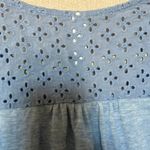 FINAL MARKDOWN Perseption Blue tie front top 2x Photo 9