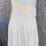 Hollister Cream Lace Flowy Mini Dress Size M Photo 2