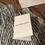 Balenciaga  striped min skirt black and white size 6 Photo 4