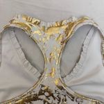 Lilly‎ Pulitzer Luxletic Lindsay Sports Bra UPF 50+ Size Medium Workout Metallic White Photo 8