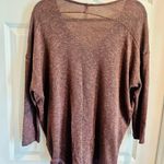 Jolie Textured Knit Top in Dusty Rose Pink Size L Photo 3