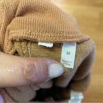 Soft Surroundings  Camel Linen Lagenlook Minimalist Wide Leg Cargo Pocket Pants M Photo 5