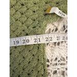 Motherhood Motherwear Nursing Cardigan Women’s M Green Knit Zip Front Cotton Rayon USA Photo 5