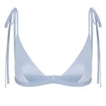 SKIMS  Bridal Triangle Silk Bralette in‎ Glacier size M NWT Photo 1