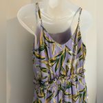 J.O.A. Raya Lavender Floral Print Midi Dress Size Medium Photo 3