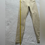 Nike  Therma-Fit Cream Colored Leggings with Herringbone Pattern Athleisure Photo 7