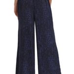 Parker Gigi Tie Waist Wide Leg Pants Animal Print Purple Black Size XL New w/Tag Photo 2