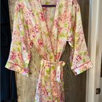 Oscar de la Renta  Pink Label Floral Robe Photo 5