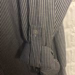 Zac & Rachel 2X NWT Blue White Pinstripe Button Down Photo 3