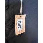 Quince Organic Stretch Cotton Twill Straight Leg Cropped Pants Size 29 Black NWT Photo 5