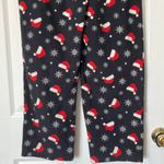 Club Room Santa Hat Print Fleece Pants Photo 5