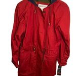 Vintage Braefair Trench Coat Red Size 8 Photo 0