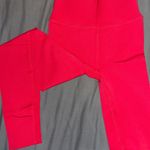 Fabletics Red Sculpt Knit Leggings Photo 0