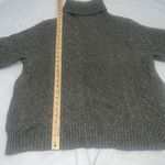 Michael Stars Women’s Cowl Neck 3/4 Sleeve Gray Wool Blend Medium M Sweater Photo 4