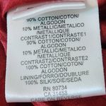 BCBGMAXAZRIA Red and Gold Dress with Sash SIze Small Wedding Guest Dress Photo 8