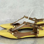 Halogen D'Orsay Women's 6M Flats Pointed Toe Yellow Gold Photo 0