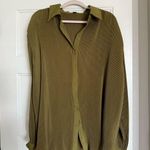 Pretty Little Thing Khaki Pleated Blouse Photo 0