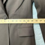 Theory  Women Wool Stretch Blazer Jacket Size 2 Tailored Minimalist Office Photo 6