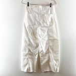a.n.a High Rise Wide Leg Cropped Soft Barrel Pants White Ecru 4 Photo 6