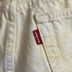 Levi's Levi’s 501 Yellow Denim Shorts Photo 5
