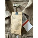 Democracy  Corduroy Shirt Jacket Women XS Tan  Corduroy Button Front Shacket Photo 4