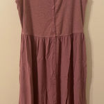 Frye  Button Front Sleeveless Midi Dress Burnt Pink Size Medium 45" Length‎ Photo 0