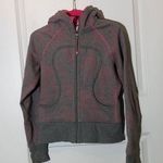 Lululemon  Pink Floral Scuba Hoodie 4 Photo 0