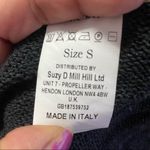 Suzy D Charcoal Asymmetrical Cinched Sleeve Career Capsule Wardrobe Mini… Gray Photo 3