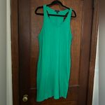 J.Crew  Green Cotton Racerback Tank Dress XL Photo 1