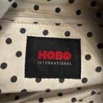 Hobo International Black Crinkled Patent Leather Bag Purse Gold Accent Shoulder Photo 4