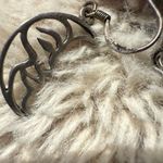 Sterling‎ Silver 925 Quarter Moon Dangly Earrings Photo 2