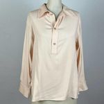 Vince Women's Shaped Collar Polo in Rose Water Photo 1