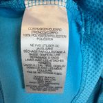 Salomon  Asymmetrical Zip Motomesh Pullover Blue Size Medium Photo 5