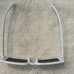 NWOT unbranded square white sunnies with blue star accents White Photo 3