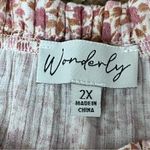 Wonderly  Women’s 2X Floral Peasant Blouse Tunic Top Cottagecore Fairy Forest Photo 7
