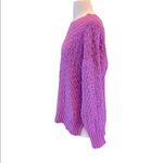 Seven7 Comfy Chenille Textured Sweater New  Medium Womens Pullover Wild Orchid Photo 1