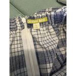 Gianni Bini Women's Plaid Jumpsuit Blue Size S Casual Wide Leg Photo 3