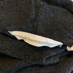 Soft Surroundings Cowl Neck Tunic Sweater Dark Gray Sweatshirt Drawstring XL Photo 4