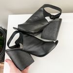 Tory Burch Grove Open Toe Leather Bootie Black Size 7 Photo 5