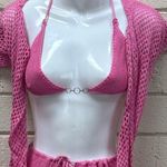 Pink Knit Skirt Set size S Photo 6