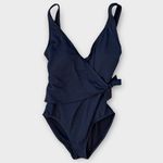 Tommy Bahama NWT  Pique Colada Wrap Front Swimsuit Size 10 Photo 3