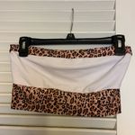 SheIn SM 2 pc White & leopard tube top bikini Photo 3