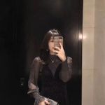 GY Studio Bling Velvet Dress+Sheer Top Photo 0