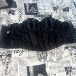 Black Tube Top with Colorful Graphic Design Size M Photo 3