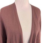 Lululemon Mauve Open Front Long Sleeves Cashlu Knit Ribbed Cardigan Photo 1