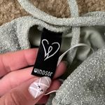 Windsor Long Green Sparkle Dress Photo 4